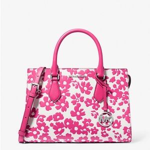 MICHAEL KORS
Sheila Medium Sequined Floral Print Satchel